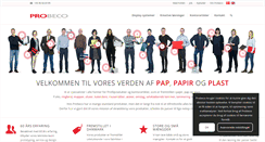 Desktop Screenshot of probeco.dk